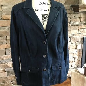 NWT, 1X Jean blazer, Dana Buchman